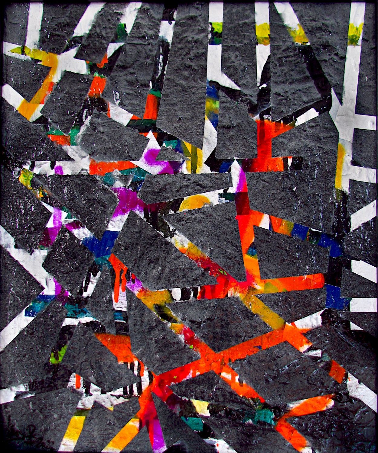 Hier ist eine Abbildung des Werkes "Meine Stimme ist nicht die Übersetzung" von Jens Brückmann zu sehen.